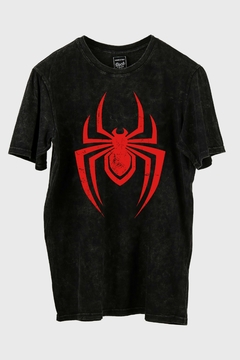 Remera Spiderman - Logo Rojo (Nevada,Negra o Blanca)