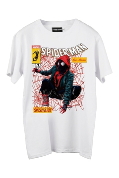 Remera Spiderman - Miles Morales (Nevada,Negra o Blanca) en internet