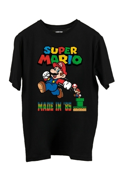 Remera Super Mario '85 (Nevada, Negra o Blanca) - comprar online