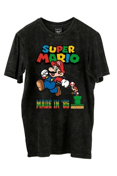 Remera Super Mario '85 (Nevada, Negra o Blanca)