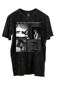 Remera Taylor Swift - The Tortured Poets Department (Nevada, Negra o Blanca)