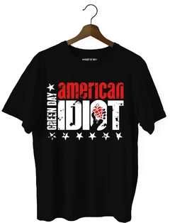 Remera Green day - Amerian Idiot (Nevada, Negra o Blanca) en internet