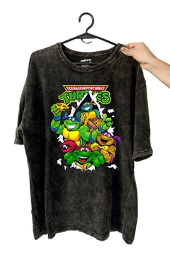 Remera Tortugas Ninja 90' (Nevada, Negra o Blanca)