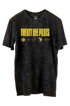 Remera Twenty One Pilots - Bandito (FRENTE y ESPALDA) (Nevada o Negra) en internet