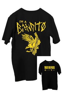 Remera Twenty One Pilots - Bandito (FRENTE y ESPALDA) (Nevada o Negra) - comprar online