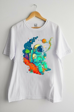 Remera Astronauta (Blanca) en internet