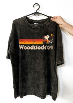 Remera Snoopy - Woodstock ´69 (Nevada, Negra o Blanca)