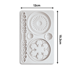 Molde rosetones - 12X19,2CM - comprar online