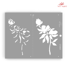 STENCIL MAGNOLIA DOBLE REGISTRO STNJ063I