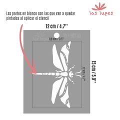 STENCIL LIBELULA STNB011 en internet