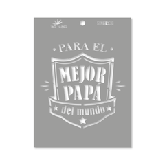 STENCIL MEJOR PAPA STNG057G