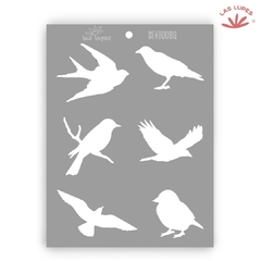 STENCIL PAJAROS STNI008G