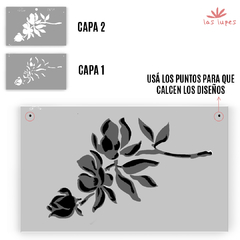 STENCIL MAGNOLIA DOBLE REGISTRO STNJ063I en internet