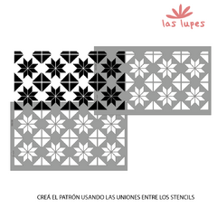 DECO STENCIL ESTRELLA GEOMETRICA STNL015N - LasLupess