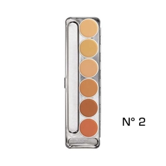 DERMACOLOR CAMOUFLAGE CREME PALETA x 6 col (Art 71007) - KRYOLAN