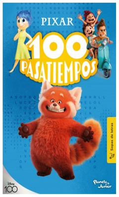 100 pasatiempos (sopas de letras). pixar - disney