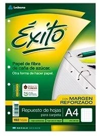 Repuesto exito a4 reforzado x 96 hj rayado - comprar online