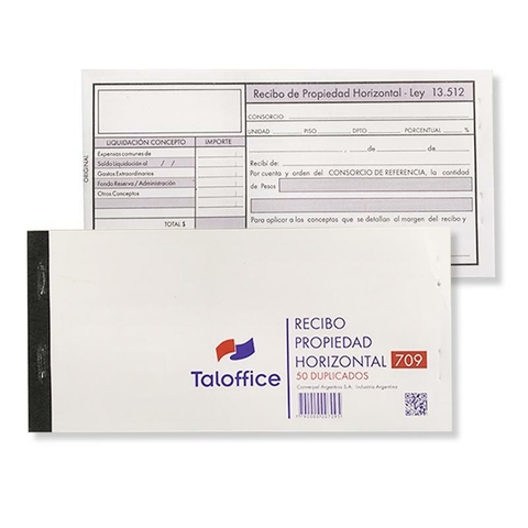 Recibo propiedad horizontal Taloffice