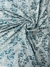 Tecido Jacquard Floral Azul