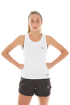 Musculosa Run Blanca - Estampa Negra