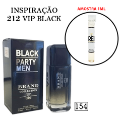 Amostra 1ml - Inspiração 212 Vip Black - 154