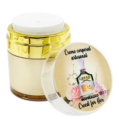 Creme corporal artesanal - Inspiração Creed for Her - Luxo Gold