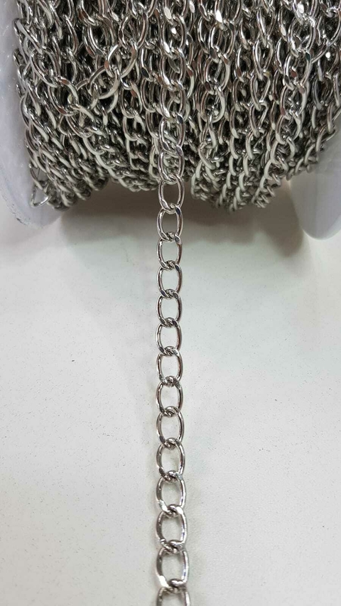 Cadena Plateada 0,8mm