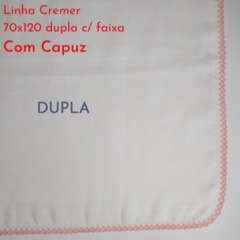 Fralda Banho Dupla C/ Capuz 70x120 (linha Cremer) - loja online