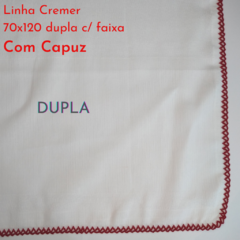 Fralda Banho Dupla C/ Capuz 70x120 (linha Cremer)