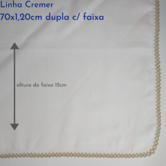 Fralda banho Dupla 70x120 (linha Cremer) - Bordados Vila Diva