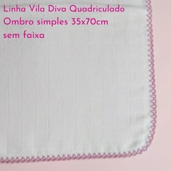 Ombro Quadriculado sem faixa Vila Diva (simples)