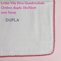 Ombro Quadriculado sem Faixa 35x70 Duplo (linha Vila Diva) na internet