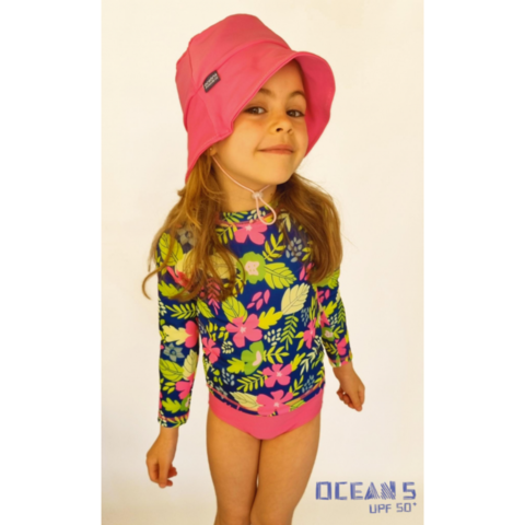 Traje de Baño Remera Mangas Largas Ocean 5 con proteccion UV - Maui 2023