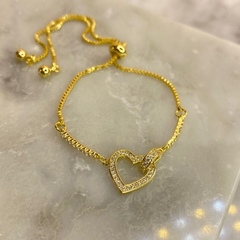 Pulsera cuore gold - Sophiee Jewelry