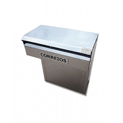 Caixa Correio Inox Brilhante 29cmx14,5cm- Durável E Elegante