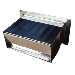 MINI CAIXA DE CORREIO INOX PARA MURO - comprar online