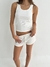 MUSCULOSA MICRORIB BLANCA - tienda online