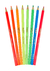 Lápices de colores Neón Fluo largos x 8 unidades - comprar online