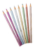 Lápices de colores Metalizados largos x 8 unidades - comprar online