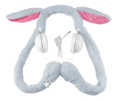 Auriculares de peluche con orejas - comprar online