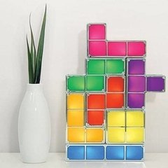 Lampara Tetris Para Escritorio C/ Luz Led Armable 7 Colores - comprar online