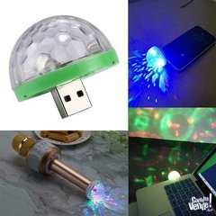 Luz audio rítmica led bolichera para celular usb - comprar online