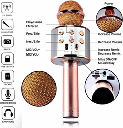 Microfono Inalámbrico Bluetooth Con Parlante Karaoke WS 858 - comprar online