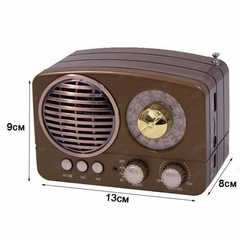 Parlante bluetooth / Radio tipo vintage en internet