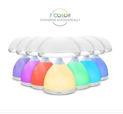 Lampara hongo led multicolor 3 intensidades - comprar online