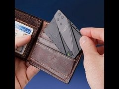 Tarjeta Navaja (cuchillo tipo tarjeta de crédito) - Cosas Asombrosas
