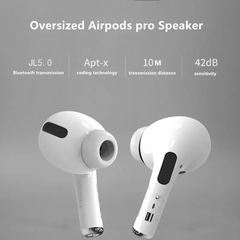 Parlante Portátil Bluetooth Airpod Pro Gigante - Cosas Asombrosas