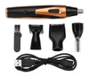 trimmer cortador (patillas, cejas y barba) recargable usb