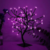 Arbol led 32 flores 40cm 220v disponible (violeta o blanco cálido) - tienda online