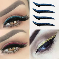 eyeliner stickers - 5 pares